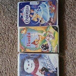 Bambi, Cinderella Jack Frost Vhs